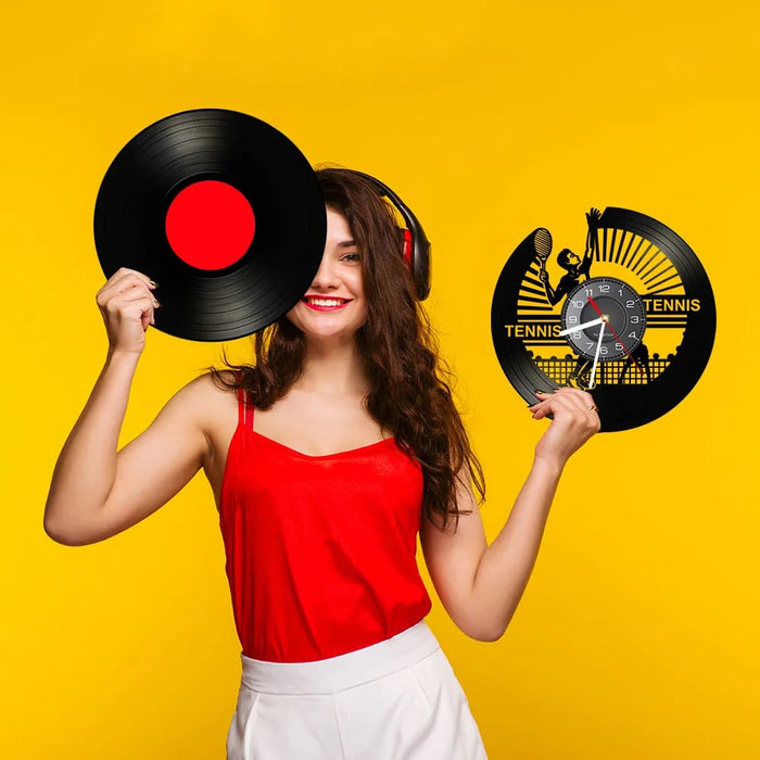 Vintage Tennis Wall Clock