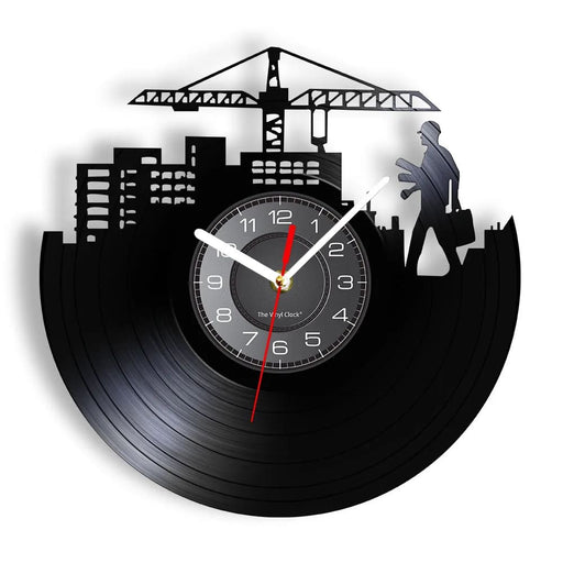 Vintage Vinyl Record Wall Clock