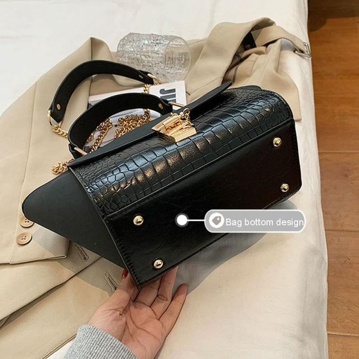 Vintage Wing Shape Frosted Handbag Versatile Chain