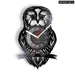 Vinyl Record Clock Eagle Owl Wall Art