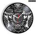 Vinyl Record Clock Eagle Owl Wall Art