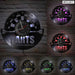 Vinyl Record Wall Clock for Darts Game Room