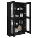 Vitrine Cabinet Black 82.5x30.5x150 Cm Engineered Wood