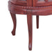 Vitrine Cabinet Brown 50x50x76 Cm Solid Mahogany Wood Xntnat