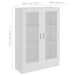 Vitrine Cabinet White 82.5x30.5x115 Cm Engineered Wood