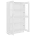 Vitrine Cabinet White 82.5x30.5x150 Cm Engineered Wood