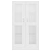 Vitrine Cabinet White 82.5x30.5x150 Cm Engineered Wood