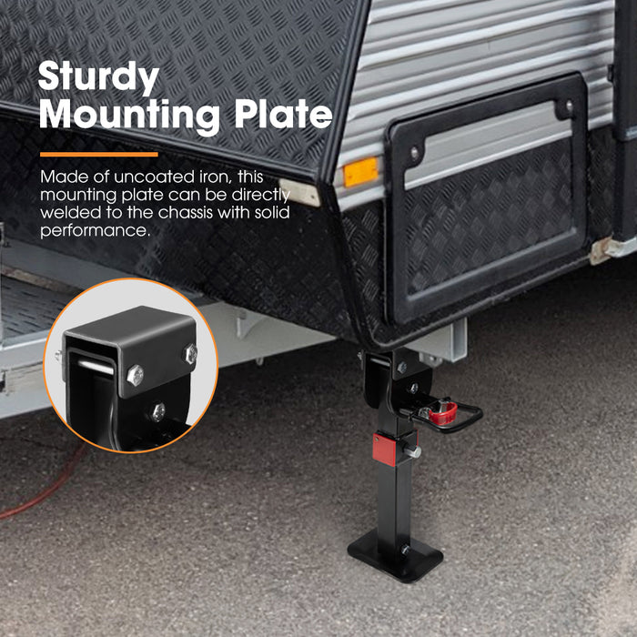 Drop Down Corner Legs 400Mm- 740Mm Caravan Stabilizer 1200Lbs / 1500Lbs