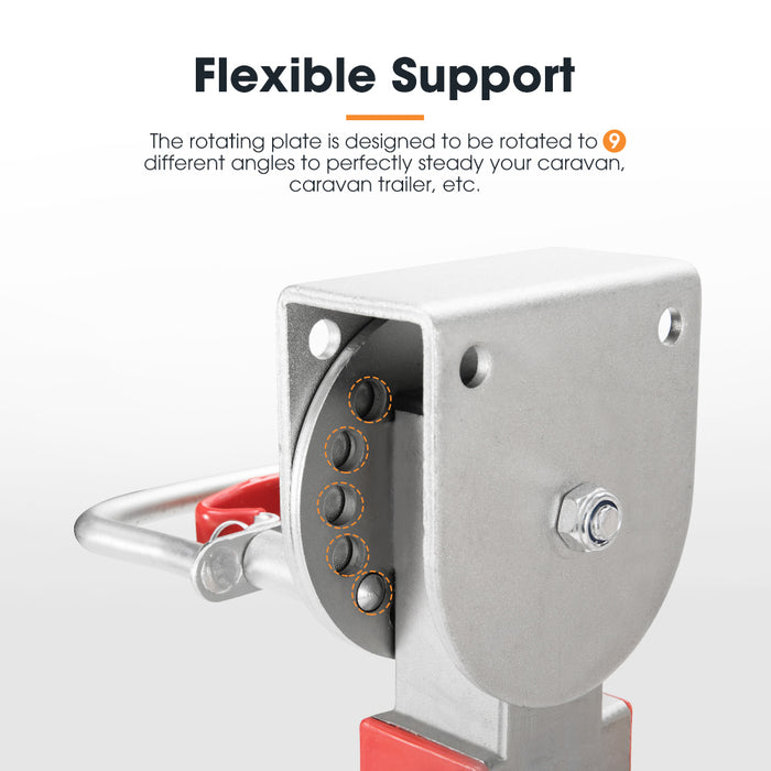 Drop Down Corner Legs 400Mm- 740Mm Caravan Stabilizer 1200Lbs / 1500Lbs