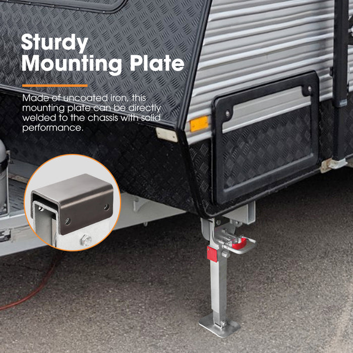 Drop Down Corner Legs 400Mm- 740Mm Caravan Stabilizer 1200Lbs / 1500Lbs