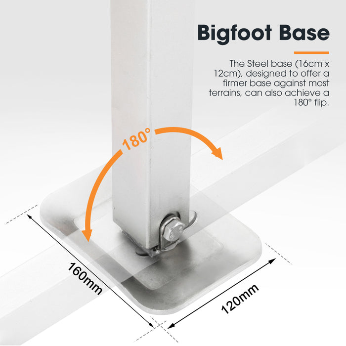 Drop Down Corner Legs 400Mm- 740Mm Caravan Stabilizer 1200Lbs / 1500Lbs