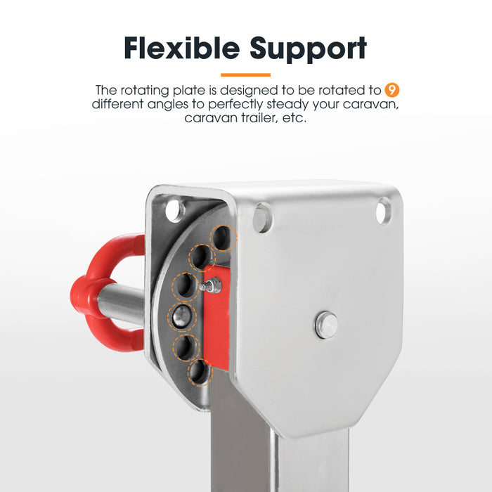 Drop Down Corner Legs 400Mm- 740Mm Caravan Stabilizer 1200Lbs / 1500Lbs