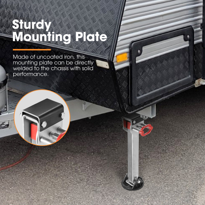 Drop Down Corner Legs 400Mm- 740Mm Caravan Stabilizer 1200Lbs / 1500Lbs