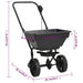 Walk Behind Salt Spreader Pvc and Steel 92x46x70 Cm 15 l