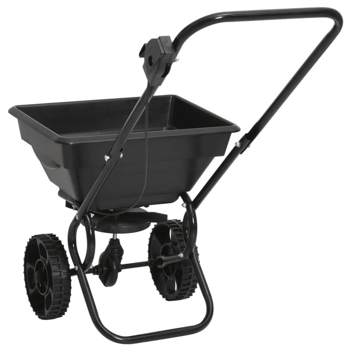 Walk Behind Salt Spreader Pvc and Steel 92x46x70 Cm 15 l