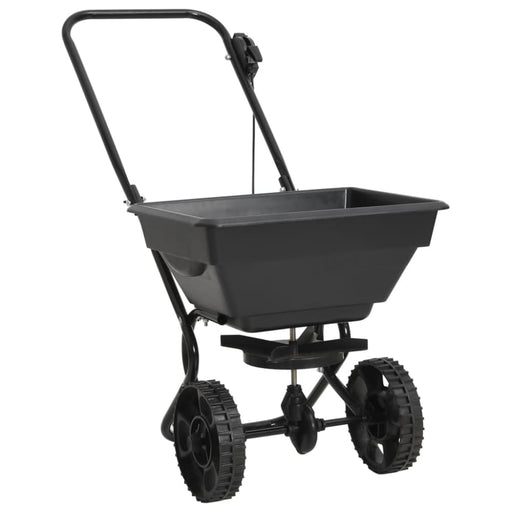 Walk Behind Salt Spreader Pvc and Steel 92x46x70 Cm 15 l