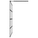 Walk - in Shower Screen Clear Tempered Glass 100x195 Cm