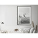 Wall Art 80cmx120cm Black And White Ocean Jump Frame Canvas