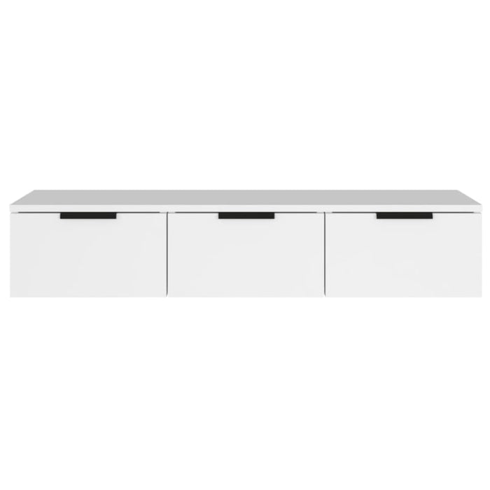 Wall Cabinet White 102x30x20 Cm Engineered Wood Nooabt
