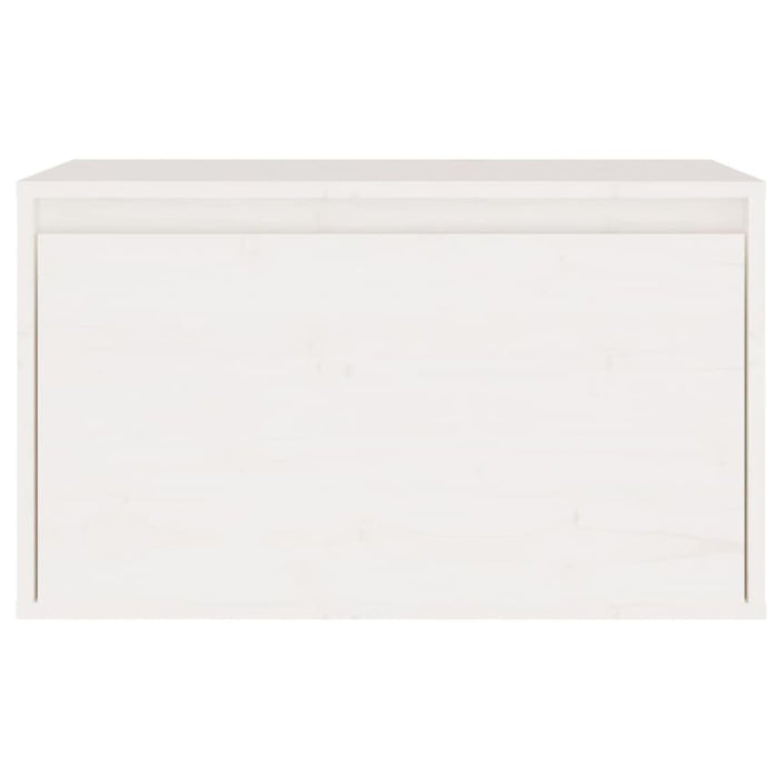Wall Cabinet White 60x30x35 Cm Solid Wood Pine Notaai