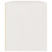 Wall Cabinet White 60x30x35 Cm Solid Wood Pine Notaai