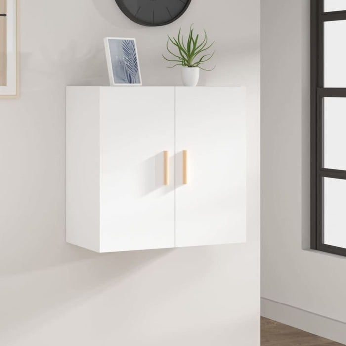 Wall Cabinet White 60x30x60 Cm Engineered Wood Noxnnn