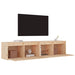 Wall Cabinets 2 Pcs 80x30x35 Cm Solid Wood Pine Notapl