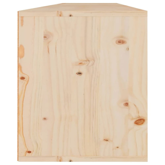 Wall Cabinets 2 Pcs 80x30x35 Cm Solid Wood Pine Notapl