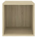 Wall Cabinets 2 Pcs Sonoma Oak 37x37x37 Cm Chipboard Nbpapa