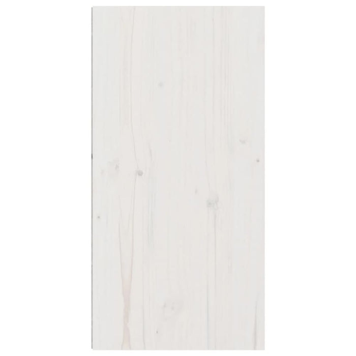 Wall Cabinets 2 Pcs White 30x30x60 Cm Solid Wood Pine Notann
