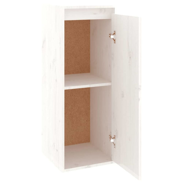 Wall Cabinets 2 Pcs White 30x30x80 Cm Solid Wood Pine Notakn