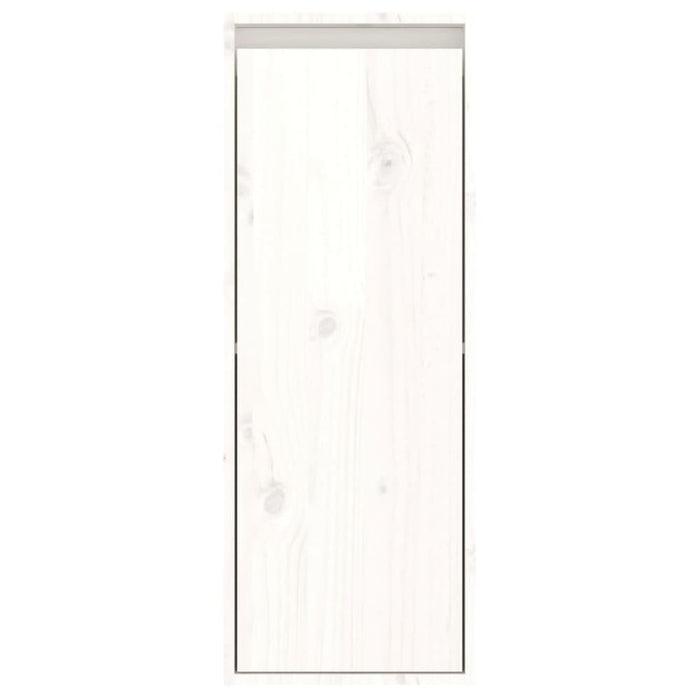 Wall Cabinets 2 Pcs White 30x30x80 Cm Solid Wood Pine Notakn