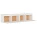 Wall Cabinets 2 Pcs White 80x30x35 Cm Solid Wood Pine Notapn