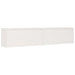 Wall Cabinets 2 Pcs White 80x30x35 Cm Solid Wood Pine Notapn