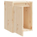 Wall Cabinets 2pcs 30x30x40 Cm Solid Wood Pine Notail