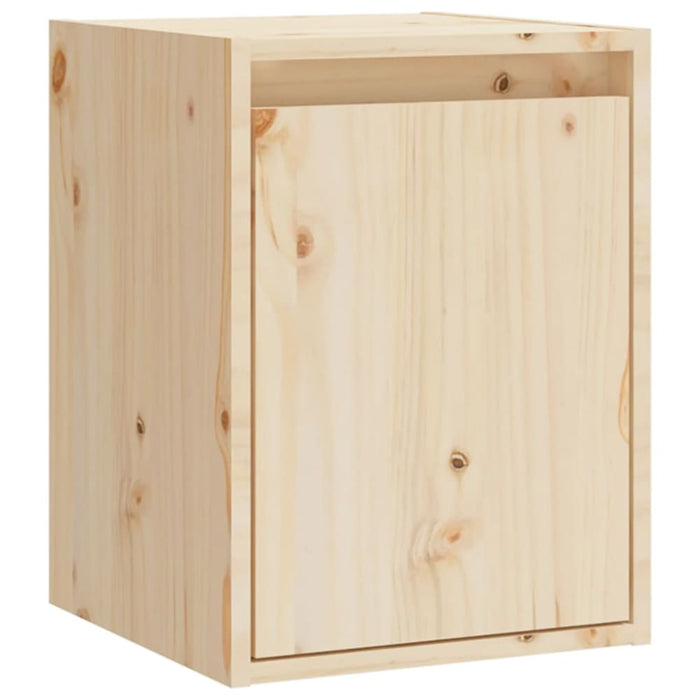 Wall Cabinets 2pcs 30x30x40 Cm Solid Wood Pine Notail