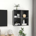 Wall Cabinets 4 Pcs Grey Chipboard Nbpapx