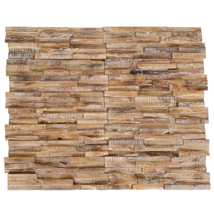 3d Wall Cladding Panels 10 Pcs 1.01 M² Solid Teak Wood