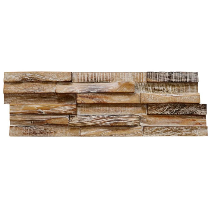 3d Wall Cladding Panels 10 Pcs 1.01 M² Solid Teak Wood