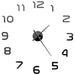 3d Wall Clock Modern Design 100 Cm Xxl Black Pbltk