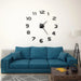 3d Wall Clock Modern Design 100 Cm Xxl Black Pbltk
