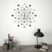 Wall Clock with Quartz Movement Modern Design 50 Cm Pblao
