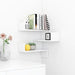 Wall Corner Shelf White 40x40x50 Cm Chipboard Nbixxt