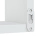 Wall Corner Shelf White 40x40x50 Cm Chipboard Nbixxt