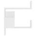 Wall Corner Shelf White 40x40x50 Cm Chipboard Nbixxt