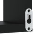 Wall Corner Shelves 2 Pcs Black Chipboard Nbixxl