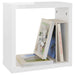 Wall Cube Shelves 2 Pcs Glossy Look White 30x15x30 Cm Nbibol
