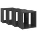 Wall Cube Shelves 4 Pcs Glossy Look Grey 26x15x26 Cm Nbibpb