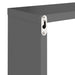 Wall Cube Shelves 4 Pcs Grey 30x15x30 Cm Nbibbp