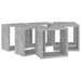 Wall Cube Shelves 6 Pcs Concrete Grey 26x15x26 Cm Nbibtk